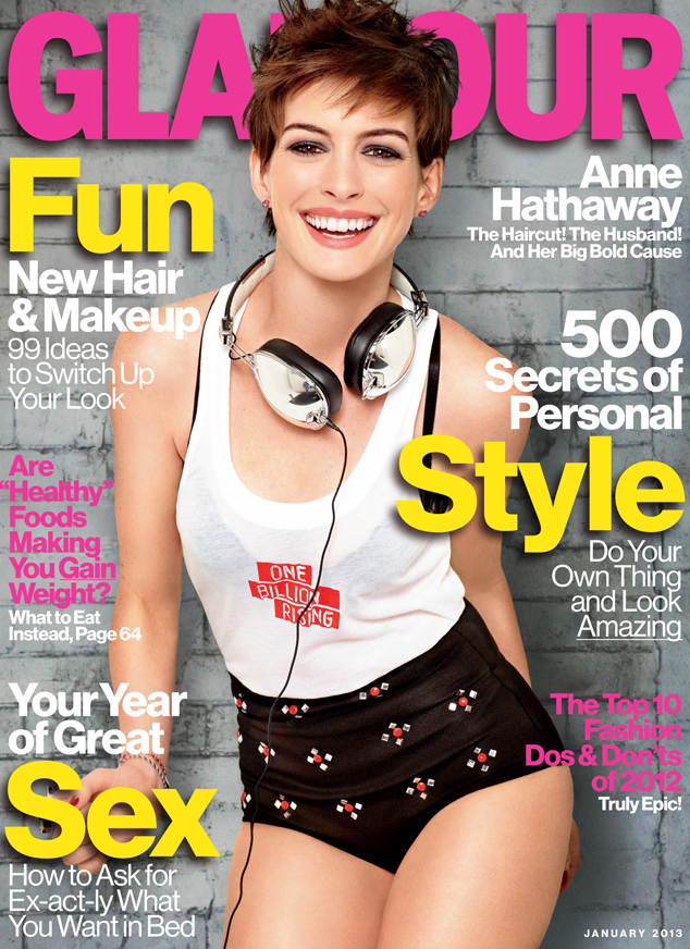 Anne Hathaway, Glamour Magazine
